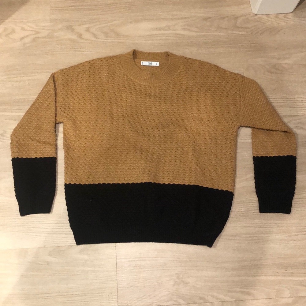 Mango Color Block Sweater